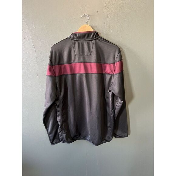 Adidas Mens Black 1/4 Zip Texas A&M Pullover Sweatshirt Size Large Climalite - Picture 2 of 3